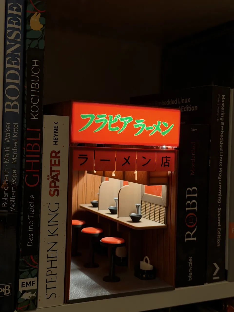 Ramen Shop Book Nook (now customizable!) view 2