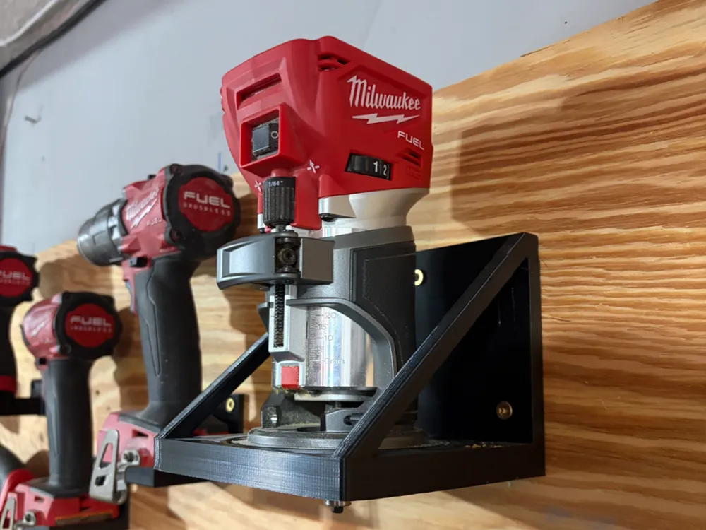 Milwaukee M18 Router Wall Mount - Free 3D Print Model - MakerWorld
