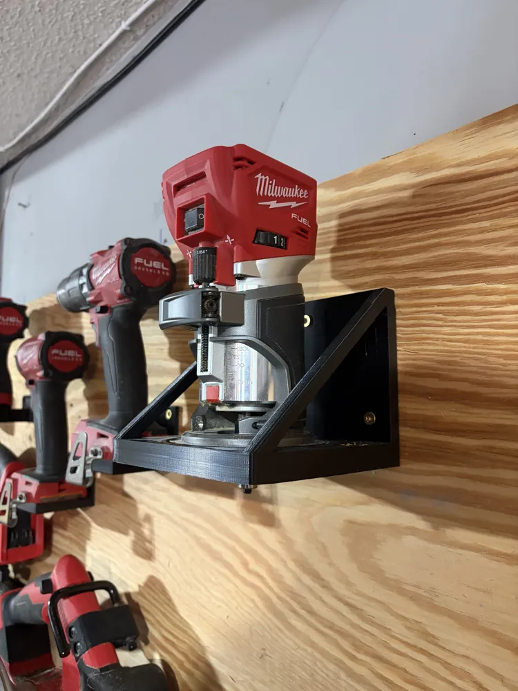 Milwaukee M18 Router Wall Mount - Free 3D Print Model - MakerWorld