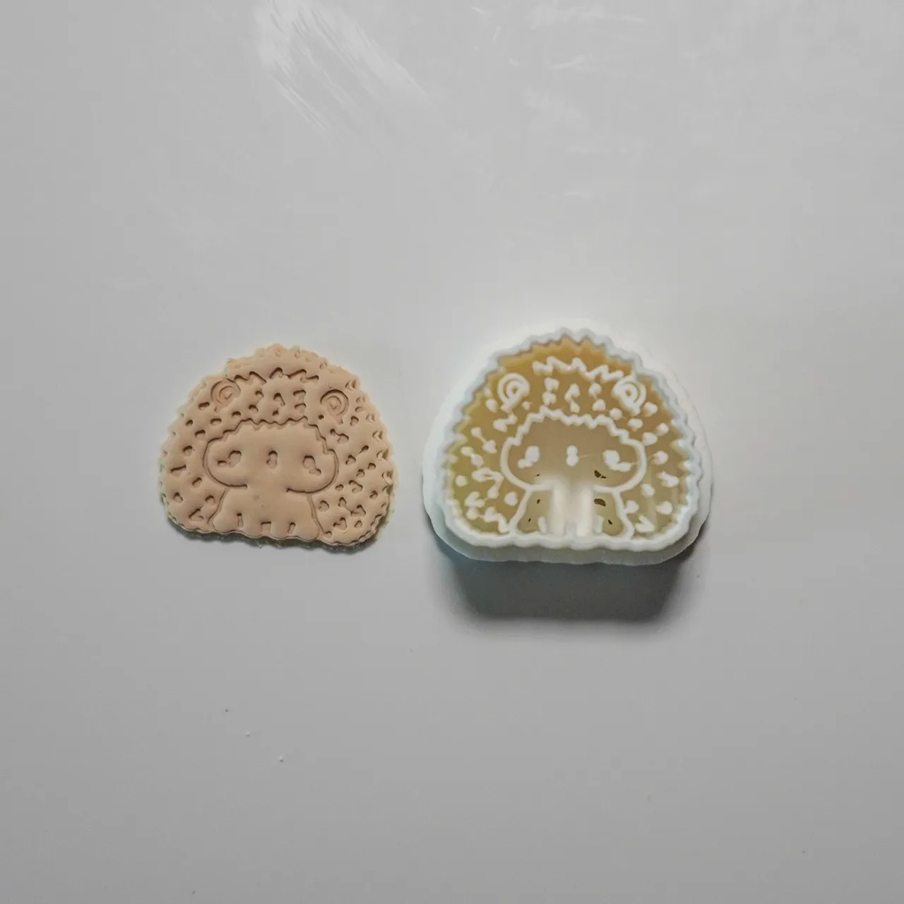 Hedgehog Polymer Clay Cutter Earrings Necklaces view 3