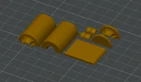 With additional accessory for thin tables