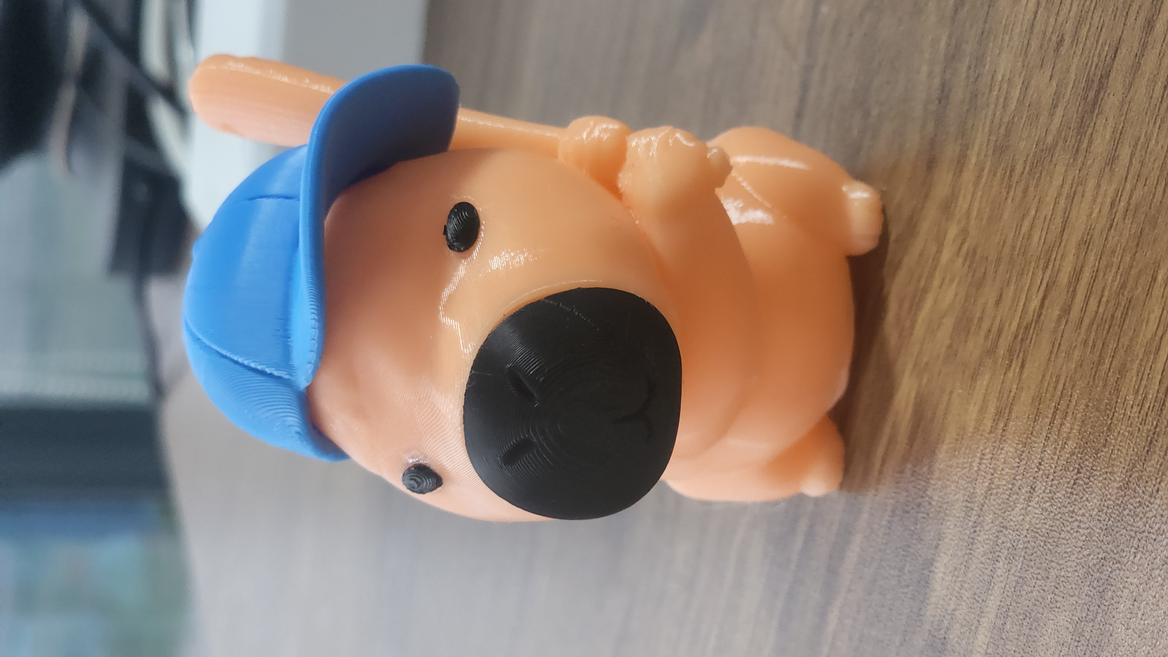 Miniatura 2 do modelo 3D Capybara 卡皮巴拉棒球 (无 AMS))