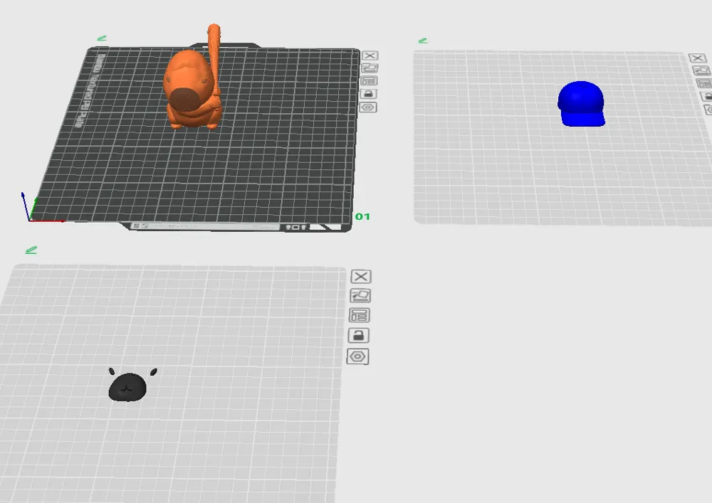 Capybara Capybara Baseball (without AMS) - Free 3D Print Model - MakerWorld