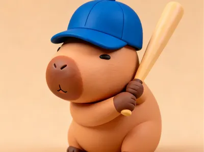 Capybara Capybara Baseball (without AMS)