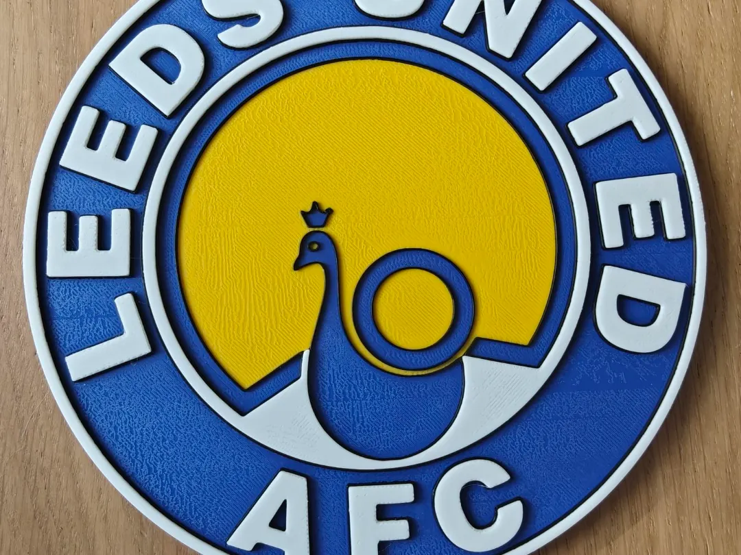 LUFC Peacock Badge - Free 3D Print Model - MakerWorld