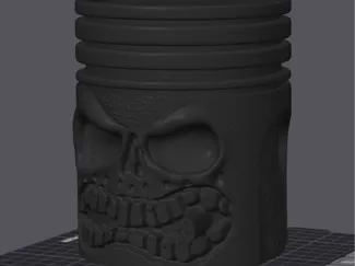 Kolbenschädel (Pistonsskull)