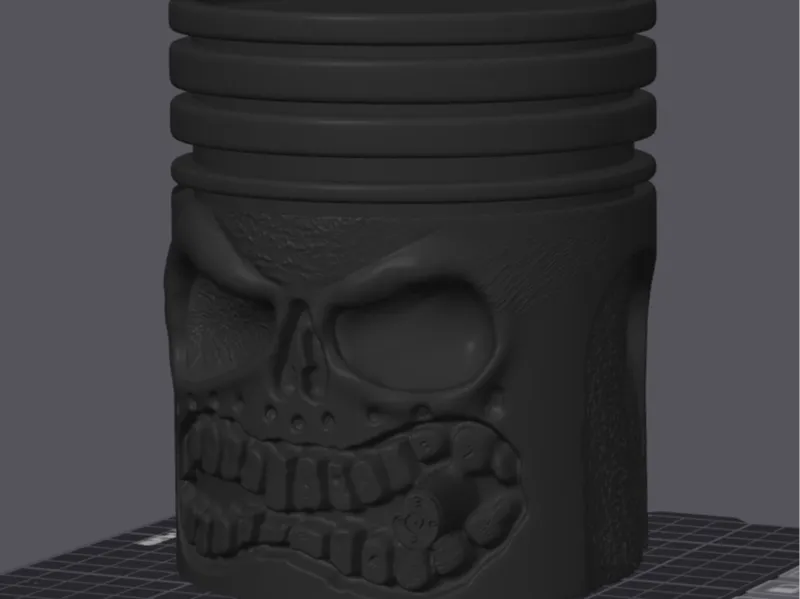 Kolbenschädel (Pistonsskull)