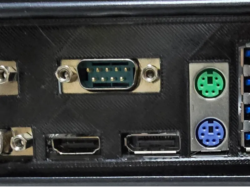 Asrock B660M-HDVP/D5 IO Panel