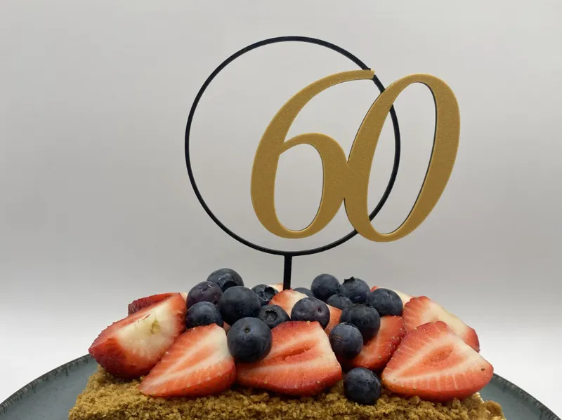 Cake topper 60