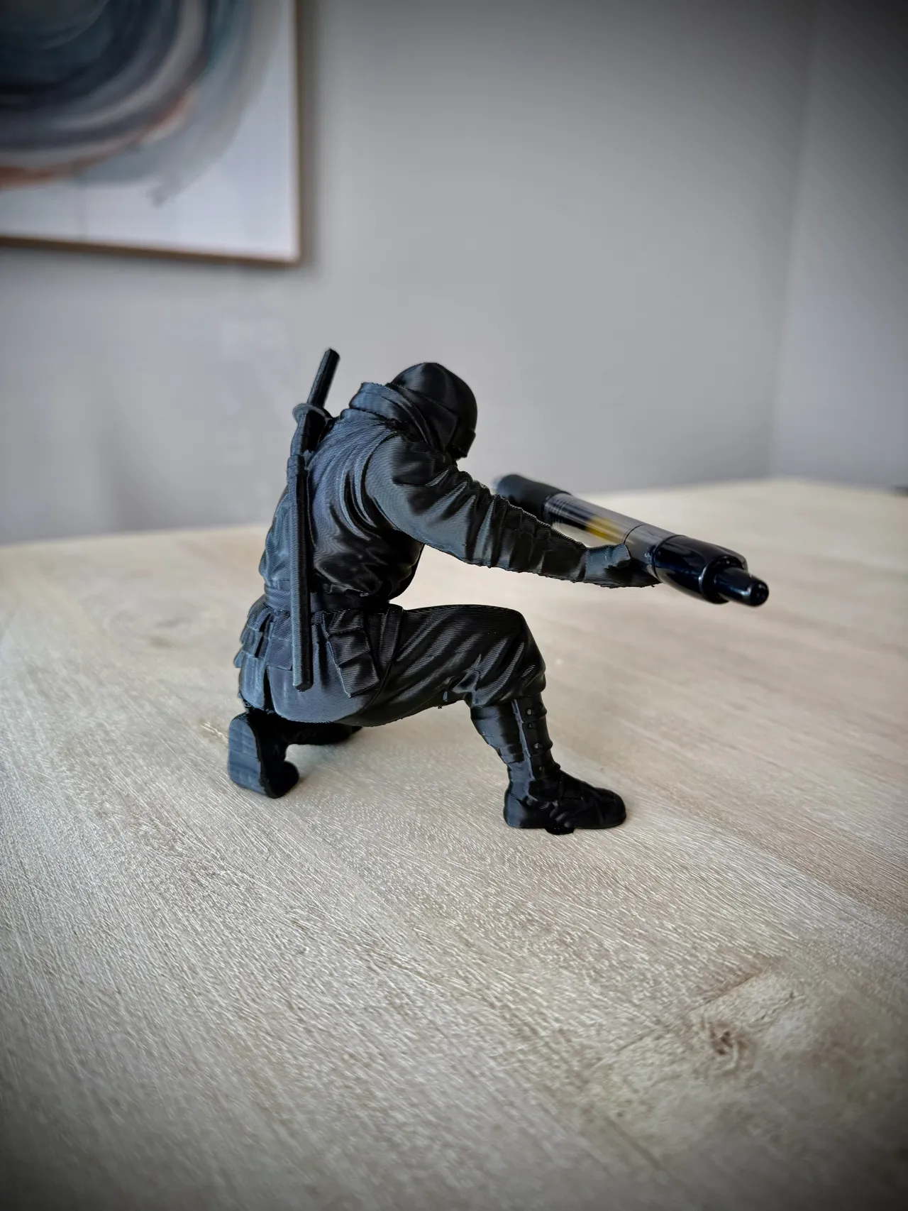 Ninja Pen Holder - Custom Desk Decoration! view 3