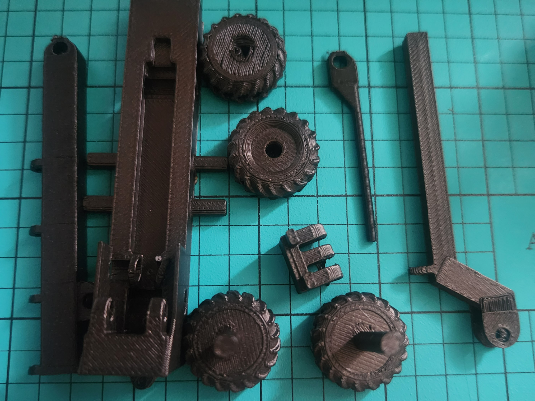 fully funtional telehandler 1/64th pt 2