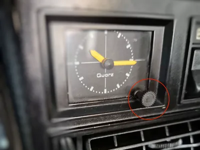 Opel adjustment knob small clock 17 42 087