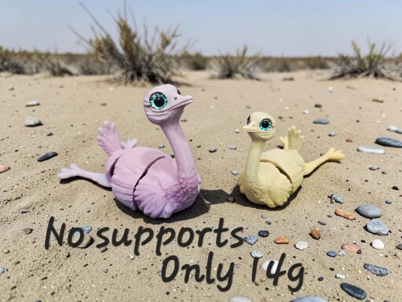 SC Flexi Ostrich - glass eye compatible