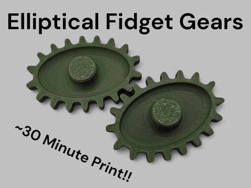 Elliptical Fidget Gears