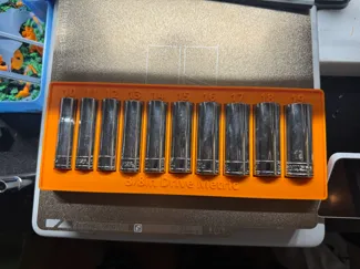 3/8 Drive Metric Deep Socket Tray 10 - 19
