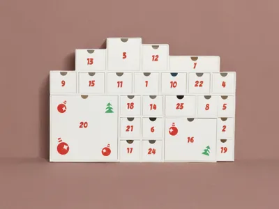 Advent Calendar Box Generator with Decorations