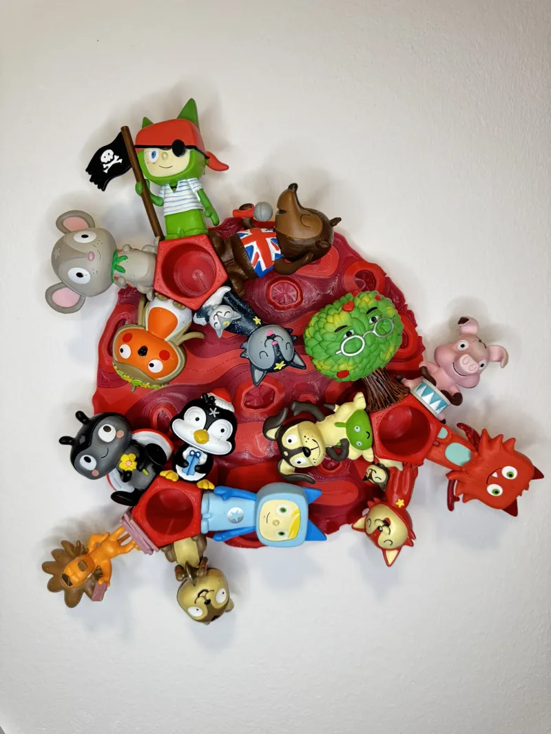 Tonie figures Mars wall shelf
