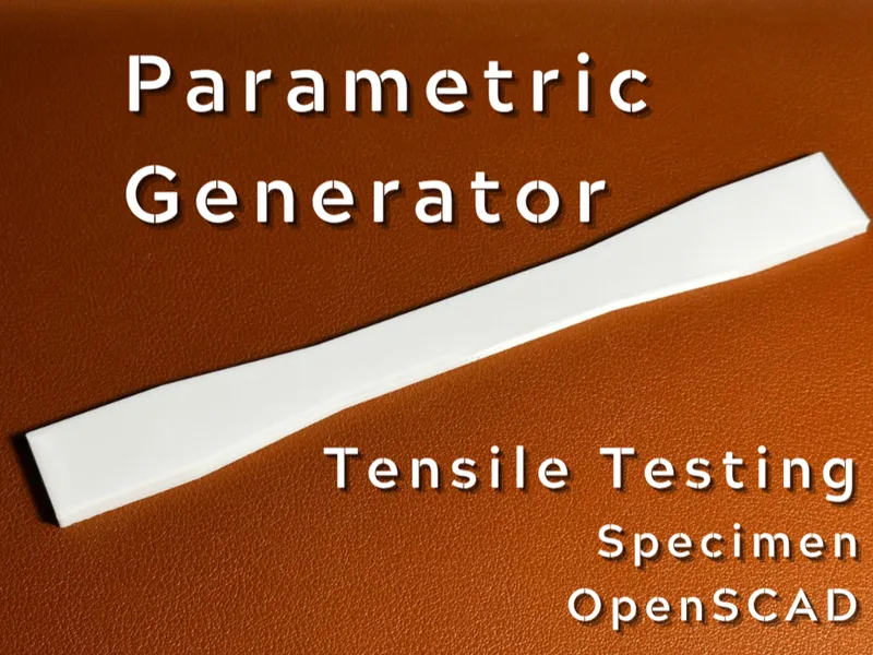 Parametric Tensile Testing Specimen