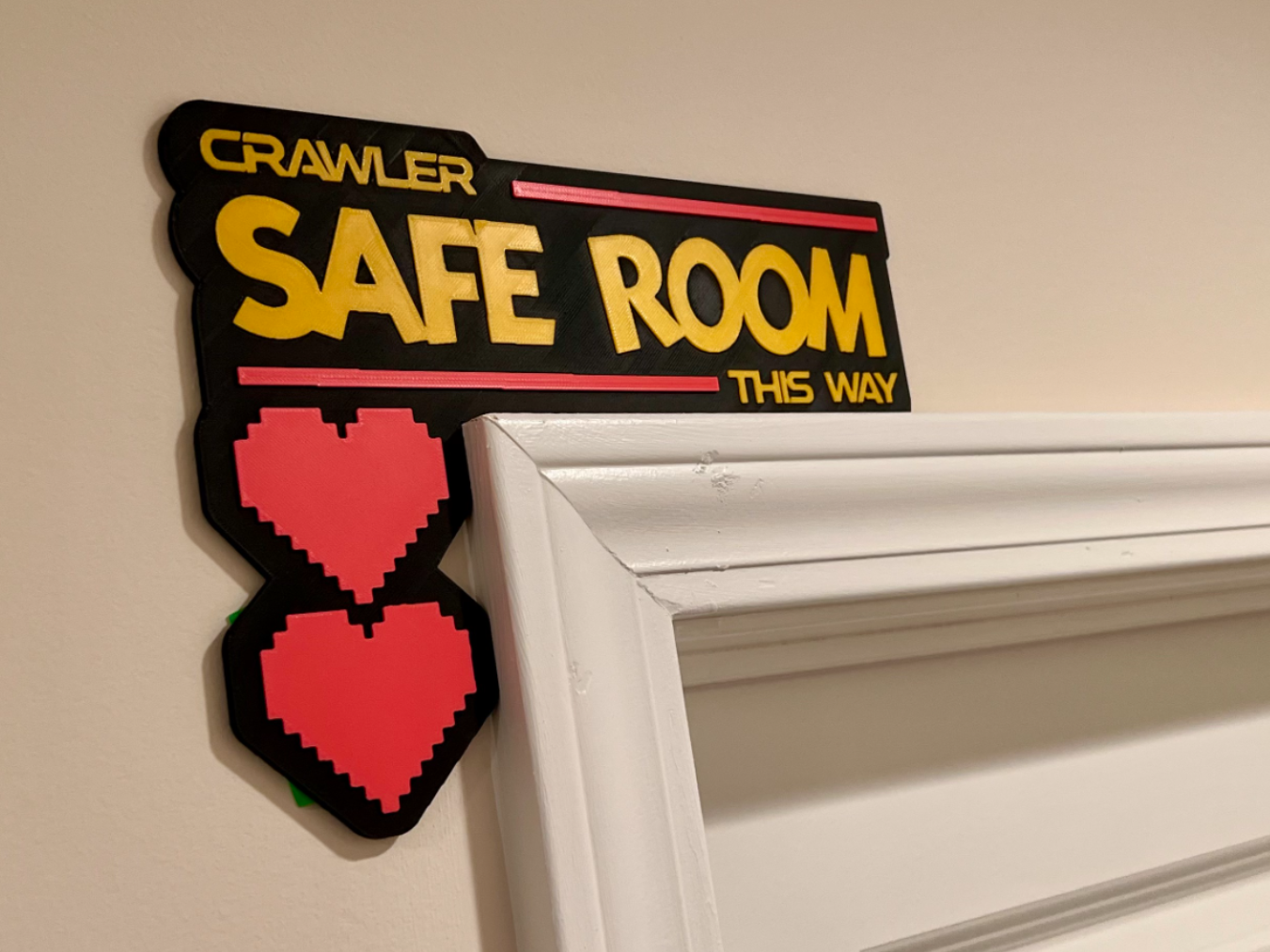Dungeon Crawler Carl – Safe Room Door Sign - 1