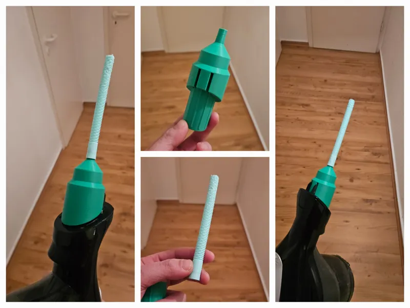 Rowenta Air Force vacuum adapter with TPU nozzle