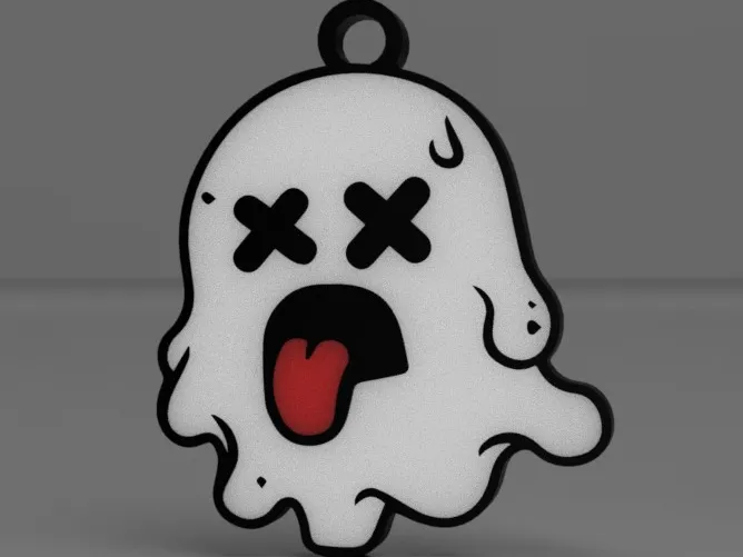 Keychain Ghost - Halloween Theme