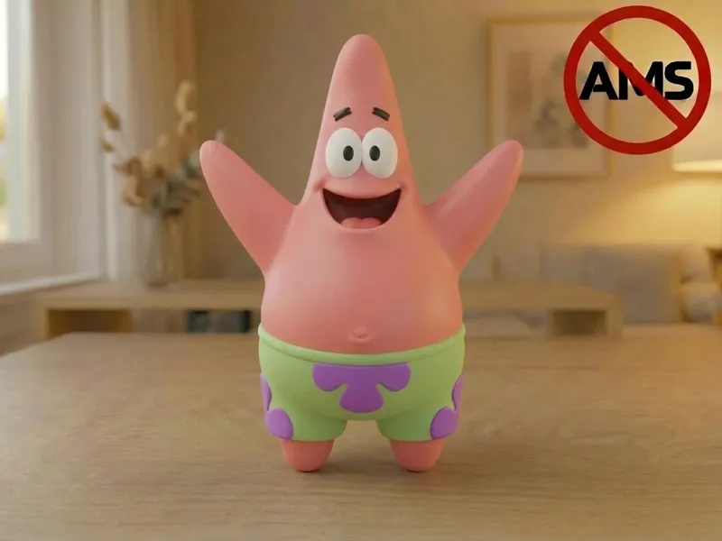Patrick Star – Figurine (AMS + No AMS Versions)