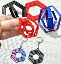 Jouet hexagonal articulé — photo 2