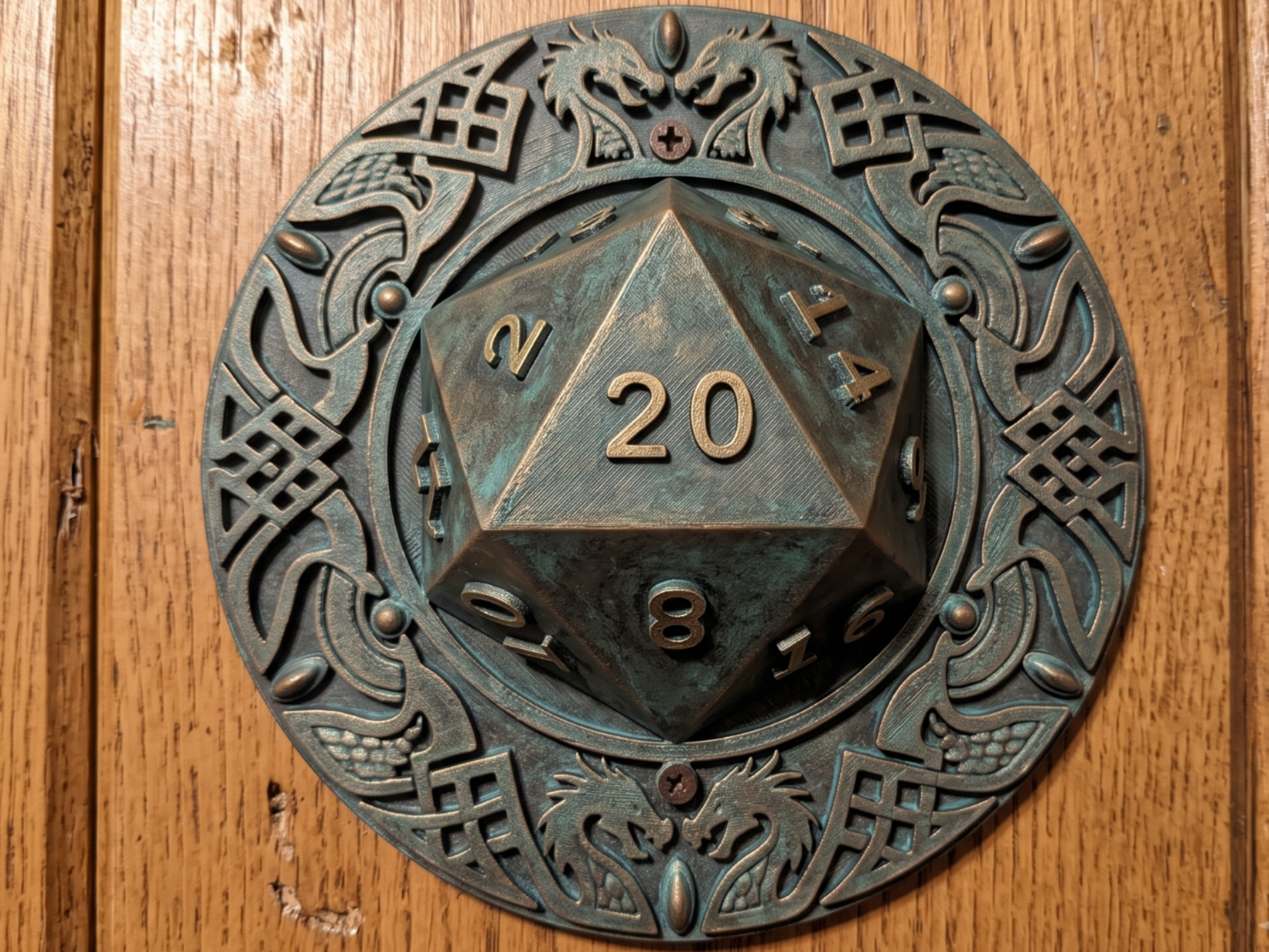 D&D d20 wall art home decor - 1