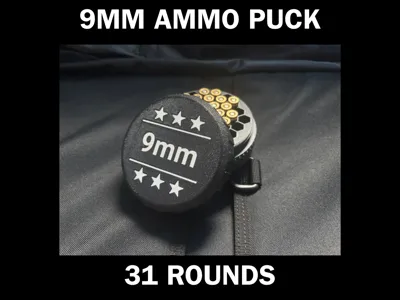 9mm Ammo Container "Puck" 