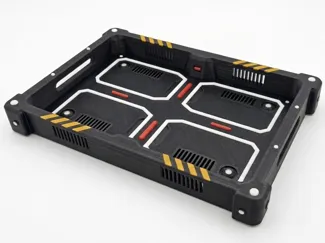 Vassoio Multifunzione Sci-Fi Futuristico/Organizer
