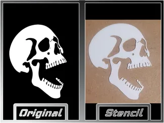Skull Stencil