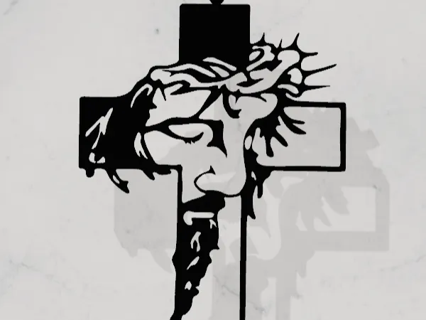 Easter Cross Jesus wall art