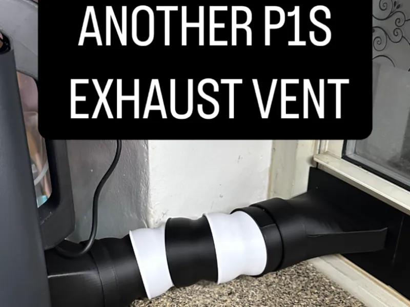 Another P1S/X1C Exhaust Vent with flexitube