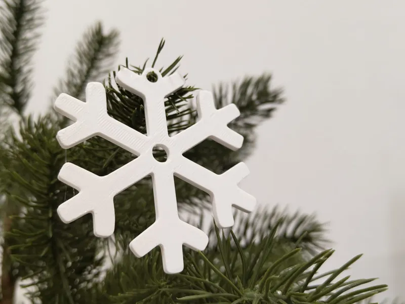 Snowflake 15 Tree Decor/Keychain