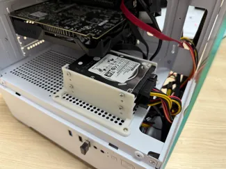 120mm cooling fan fixed 2.5 ssd slot