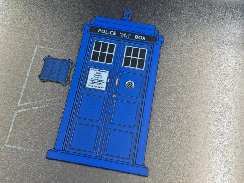 TARDIS Bookmark - WHO Hueforge