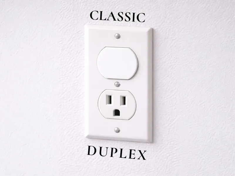 Classic US Duplex Outlet Safety Cap