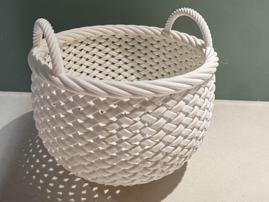 Woven Storage Basket with Handles