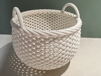 Woven Storage Basket with Handles