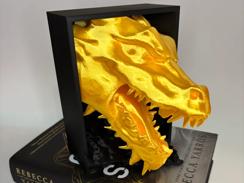 Dragon Head Book Nook - Inspired by Fourth Wing