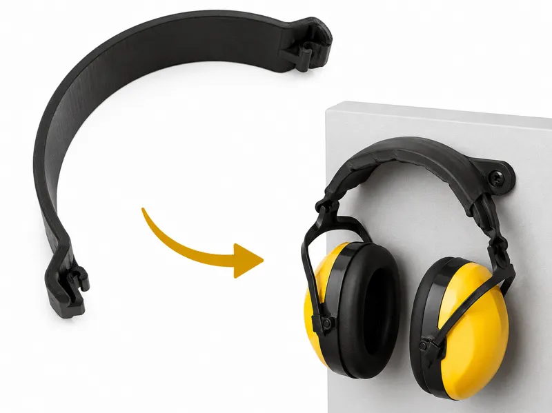 Ear muff headband 