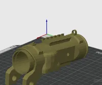SCOPE WITH PIKATINNY RAIL ON TOP