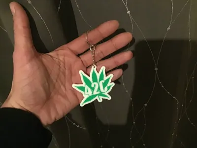 420 Keychain by Lord_Cobbelpot - MakerWorld