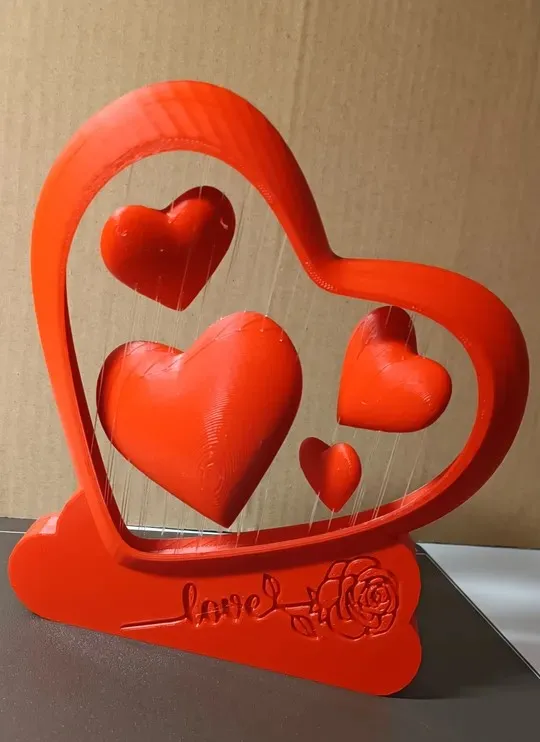 Levitating  Valentines Heart, String Art