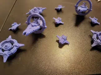 Last Light Spaceships - Purple theme