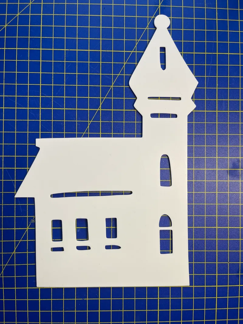 Window Decoration - Rustic Building