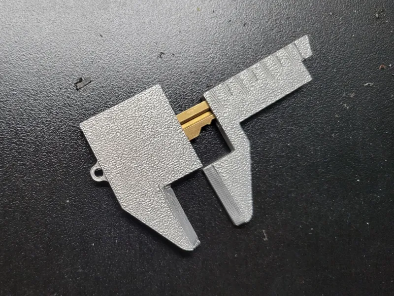 Vernier Calipers fidget key cover