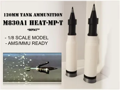 1/8 Scale M830A1 120mm MPAT Round