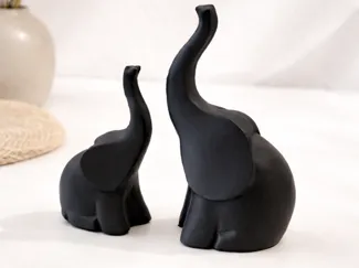 Elefanten Moderne Tierfigur Deko für Zuhause