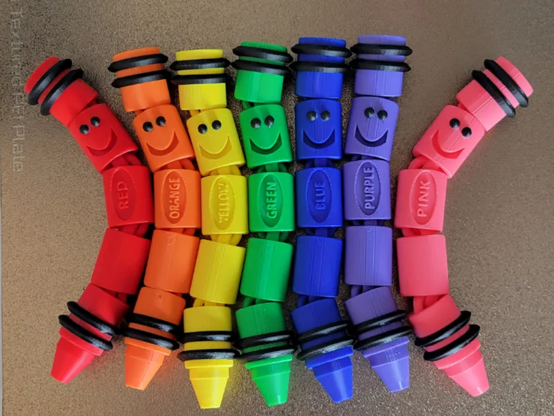 Carrie the Flexi Crayon (Parts Print - NO AMS)